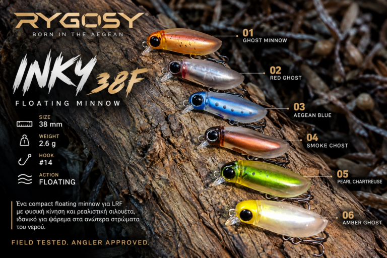 RYGOSY INKY 38F – Floating Minnow 38mm / 2.6g cover image